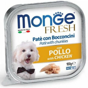 MONGE DOG FRESH CHICKEN suņu konservi pastēte Vista 100g